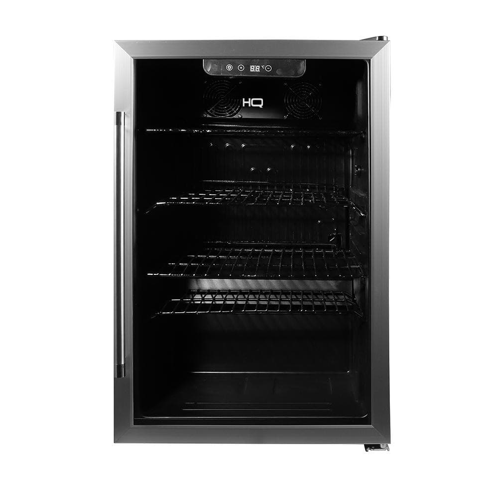 Cervejeira HQ 125L Vidro Duplo Low-E Inox Touch Até -6°C 125 Latas HQ-125CEVPV